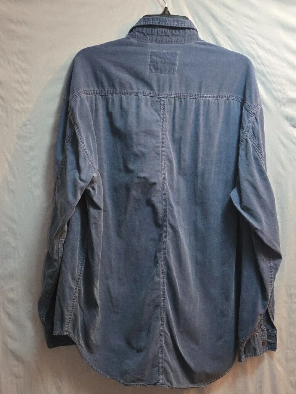 Vintage Levi's Denim Shirt Men's Large Blue 100% Cotton Western Workwear Grunge